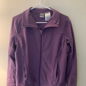 Nike Women's Purple Dri Fit Zip Up